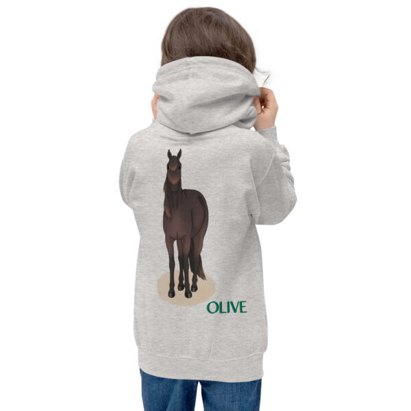 Olive Child's Hoodie - Image 6