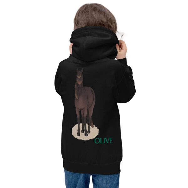 Olive Child's Hoodie - Image 3